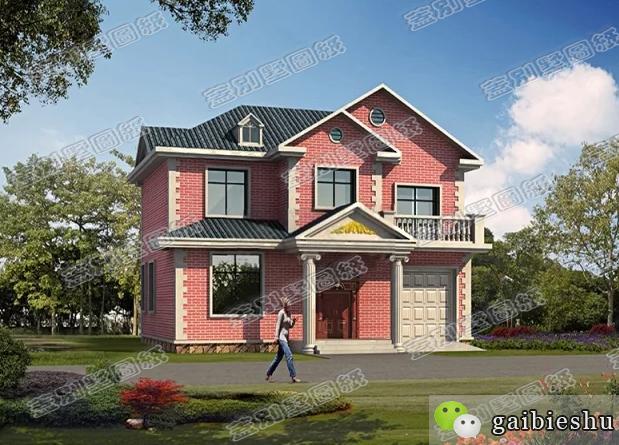 100平米帶車(chē)庫(kù)鄉(xiāng)村小別墅設(shè)計(jì)圖，您理想的溫馨小別墅！