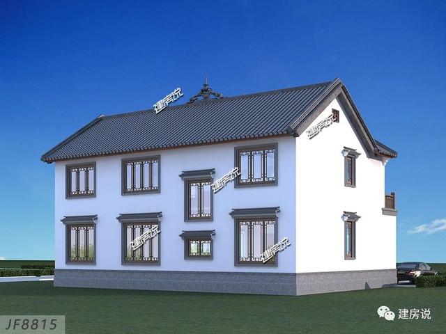 漂亮中式別墅設(shè)計圖，中國最美的房子，35萬就能建，漂亮有面子