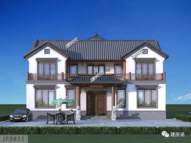 漂亮中式別墅設(shè)計圖，中國最美的房子，35萬就能建，漂亮有面子