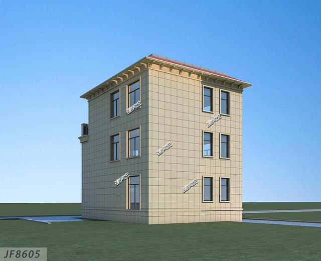 占地95㎡的3層別墅設(shè)計(jì)圖，開(kāi)春就建一棟，搶個(gè)好彩頭