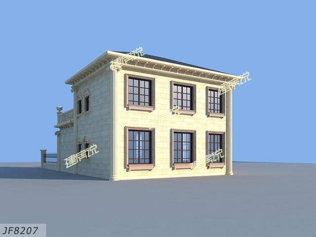 2層氣派別墅設(shè)計圖，花小錢蓋好房，沒人敢小看你