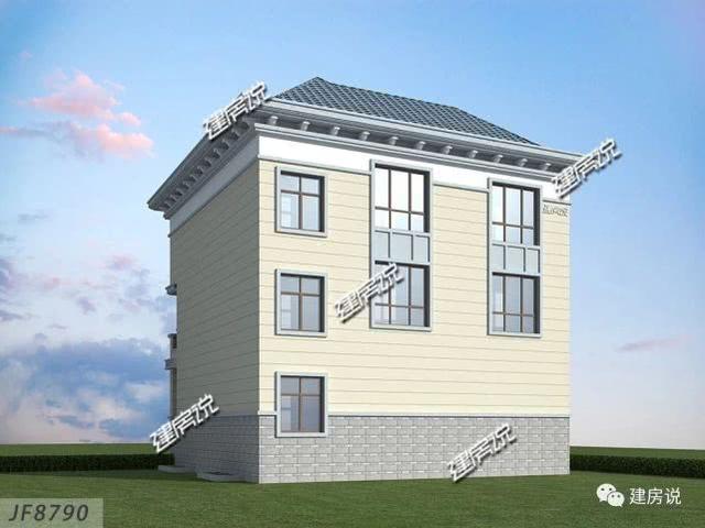 3層實用別墅設(shè)計圖，老家建新房，我強烈推薦這款！