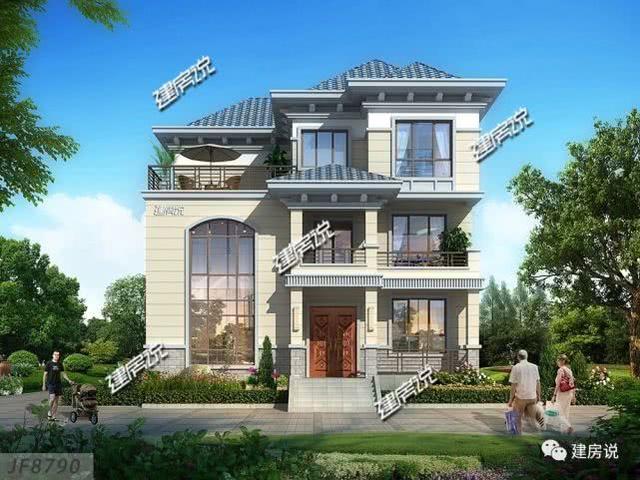 3層實用別墅設(shè)計圖，老家建新房，我強烈推薦這款！