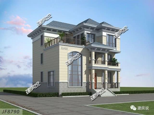 3層實用別墅設(shè)計圖，老家建新房，我強烈推薦這款！