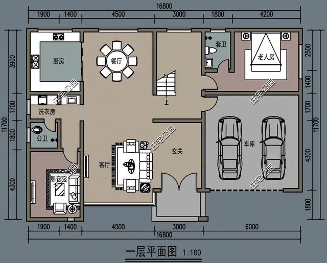 現(xiàn)代兩層農(nóng)村別墅設(shè)計圖，現(xiàn)代別墅太開放家里人接受不了！