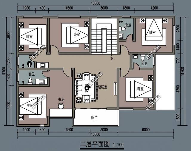 現(xiàn)代兩層農(nóng)村別墅設(shè)計圖，現(xiàn)代別墅太開放家里人接受不了！