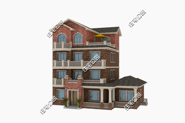 15X12米4層農(nóng)村別墅設計圖，可實現(xiàn)隔代居住，三世同堂不是夢