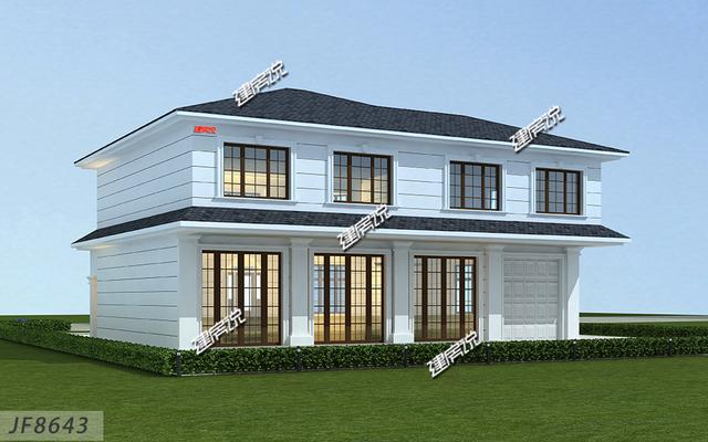 漂亮的二層歐式別墅設(shè)計(jì)圖，蓋在農(nóng)村沒人敢說你土