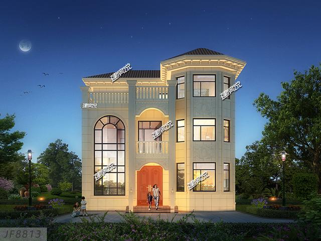 歐式豪宅設(shè)計(jì)圖，羨慕死全村人，大氣極了沒人敢說土