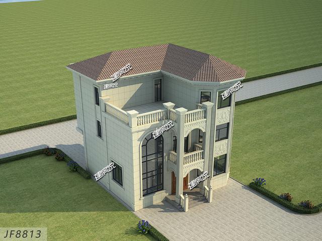 歐式豪宅設(shè)計(jì)圖，羨慕死全村人，大氣極了沒人敢說土