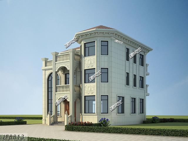 歐式豪宅設(shè)計(jì)圖，羨慕死全村人，大氣極了沒人敢說土