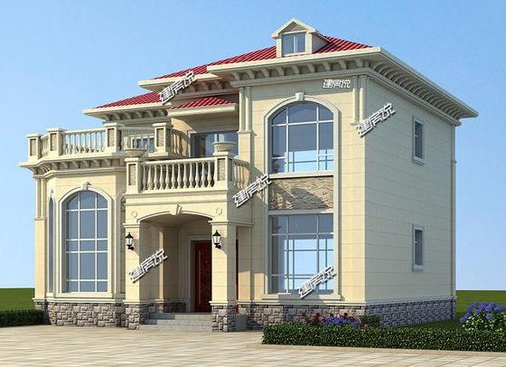 歐式大別墅設(shè)計(jì)圖，漂亮極了，花28萬(wàn)建造，看了的人都說(shuō)好