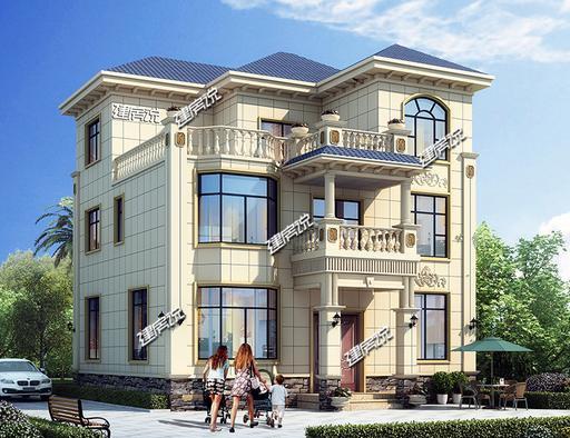 小占地豪宅設(shè)計(jì)圖，家有小宅基地，這樣建房豪華到爆，鄰居見了都說好