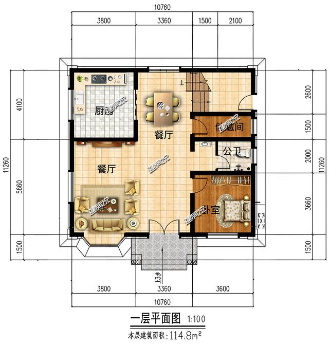 小占地豪宅設(shè)計(jì)圖，家有小宅基地，這樣建房豪華到爆，鄰居見了都說好