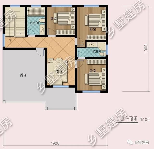 兩層農(nóng)村小別墅設(shè)計圖，簡單大方的實用款才是最適合農(nóng)村自建的