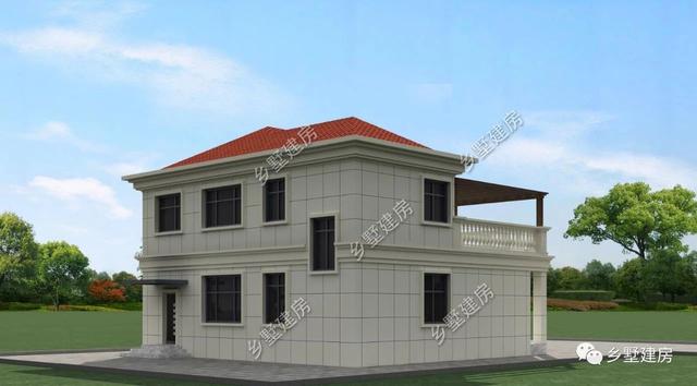 兩層農(nóng)村小別墅設(shè)計圖，簡單大方的實用款才是最適合農(nóng)村自建的