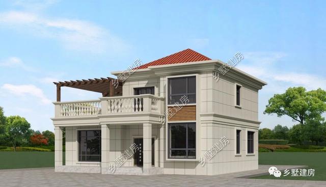 兩層農(nóng)村小別墅設(shè)計圖，簡單大方的實用款才是最適合農(nóng)村自建的