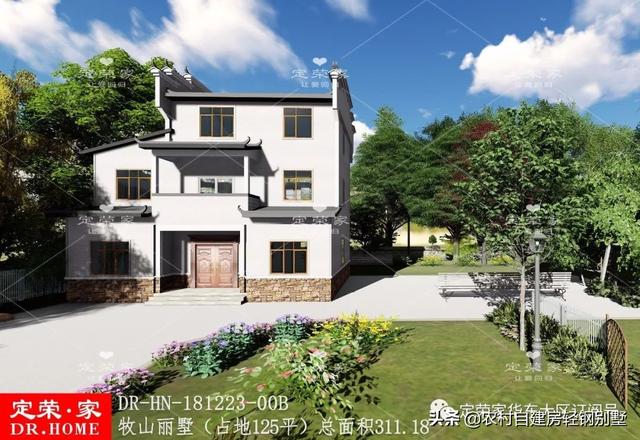 8套中式風(fēng)格農(nóng)村別墅設(shè)計圖，經(jīng)濟(jì)舒適又好看