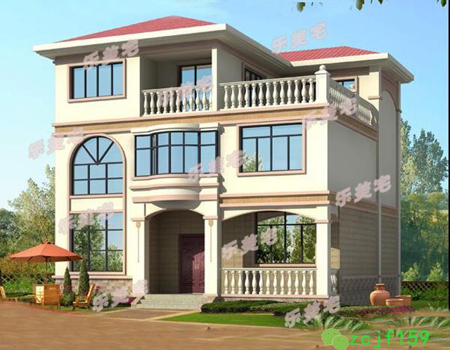 農(nóng)村三層別墅設計圖自建房建筑結(jié)構(gòu)水電施工圖，各個功能的布局合理及舒適