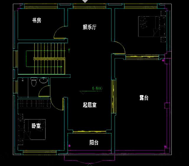 農(nóng)村三層別墅設計圖自建房建筑結(jié)構(gòu)水電施工圖，各個功能的布局合理及舒適