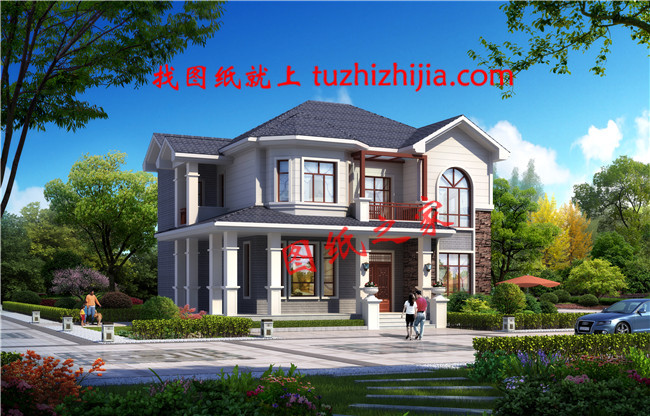 2019年12×10米農(nóng)村二層樓房設(shè)計(jì)圖，外觀優(yōu)雅，戶型合理