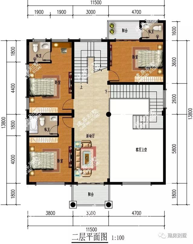 兩棟尺寸相近的四層農(nóng)村別墅設(shè)計(jì)圖，戶型通透，都是好戶型