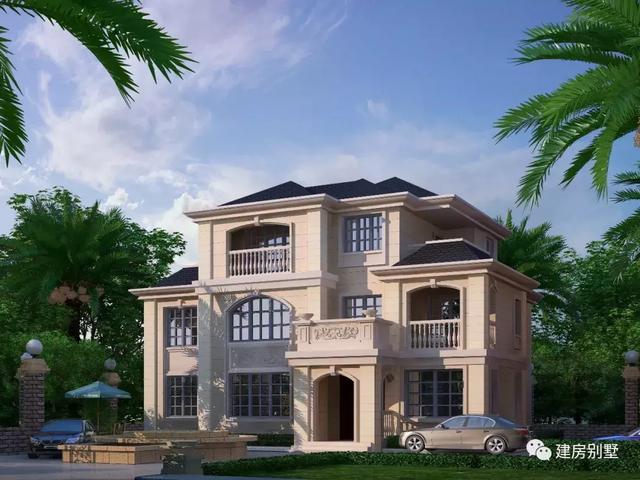 歐式風(fēng)格的農(nóng)村豪華別墅設(shè)計(jì)圖，每一款都是很精致的戶型