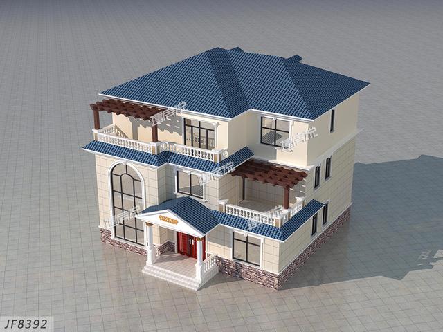 三層歐式別墅設(shè)計圖，漂亮又實用，這款戶型一直以來是深受大眾歡迎