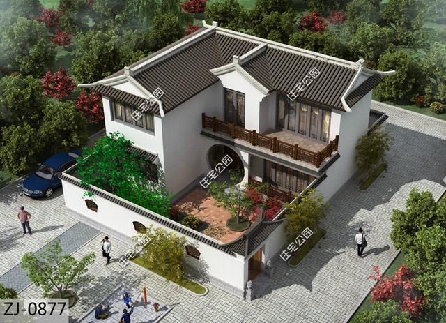 7款在農(nóng)村超受歡迎的新中式別墅設(shè)計(jì)圖，在村里建一棟都能成為村里的焦點(diǎn)。