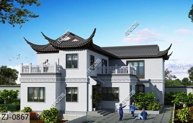 7款在農(nóng)村超受歡迎的新中式別墅設(shè)計(jì)圖，在村里建一棟都能成為村里的焦點(diǎn)。