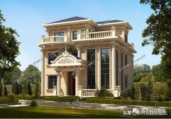 4款11×12米三層農(nóng)村別墅，第2款比較普通，但是卻勝在經(jīng)濟(jì)實用。