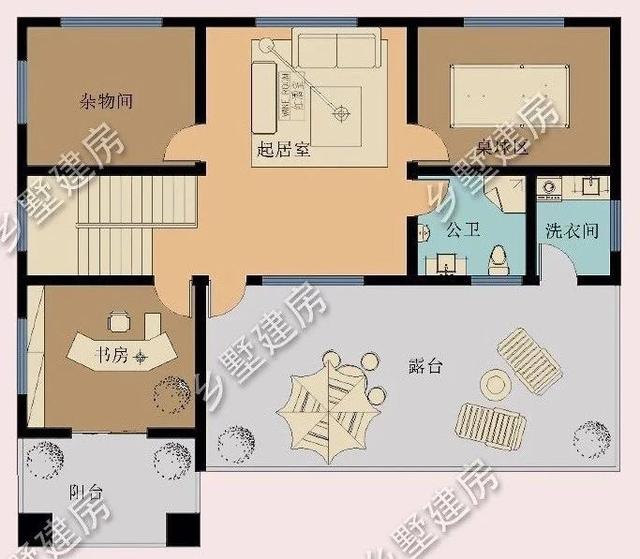 14x11米三層歐式自建房，大氣簡(jiǎn)約而不失美觀，在村里建一棟，很氣派！