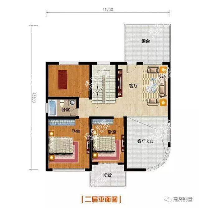 面寬相近的三套農(nóng)村別墅設(shè)計(jì)圖，不管建哪一棟，都很被人看好