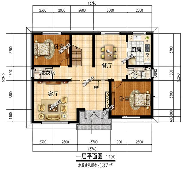 二層框架農(nóng)村自建房，25萬建村里一棟，人人看了都羨慕。