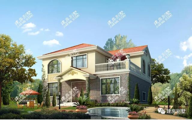 三棟農村受歡迎的二層自建房，外觀漂亮，造價實惠，你們村肯定有人建