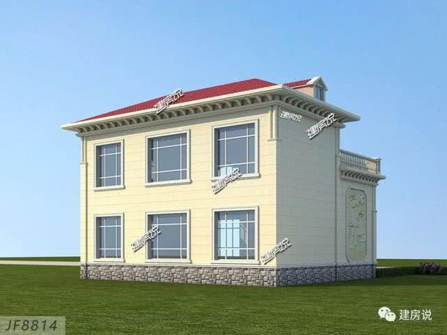 花33萬(wàn)建了棟漂亮二層歐式別墅，外觀清新靚麗，室內(nèi)布局贊，四方八鄰繞路來(lái)參觀