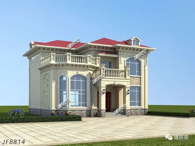 花33萬(wàn)建了棟漂亮二層歐式別墅，外觀清新靚麗，室內(nèi)布局贊，四方八鄰繞路來(lái)參觀