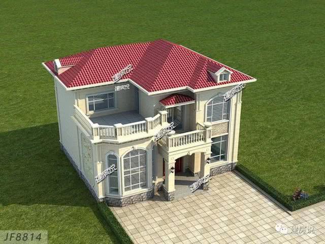 花33萬(wàn)建了棟漂亮二層歐式別墅，外觀清新靚麗，室內(nèi)布局贊，四方八鄰繞路來(lái)參觀