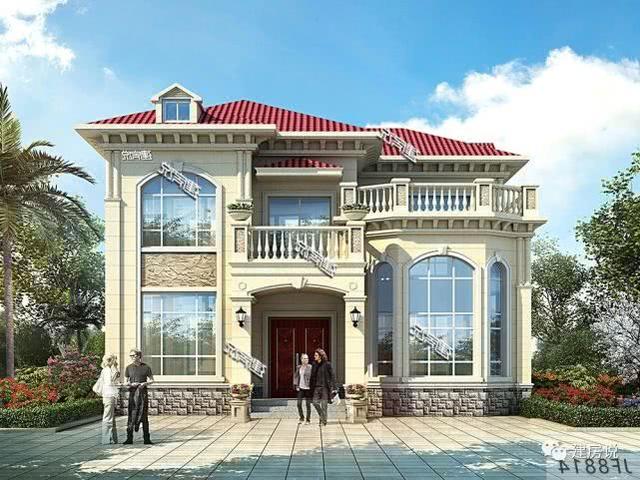 花33萬(wàn)建了棟漂亮二層歐式別墅，外觀清新靚麗，室內(nèi)布局贊，四方八鄰繞路來(lái)參觀