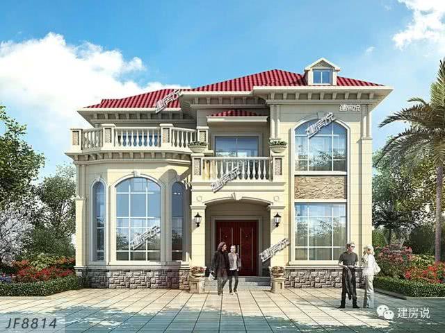 花33萬(wàn)建了棟漂亮二層歐式別墅，外觀清新靚麗，室內(nèi)布局贊，四方八鄰繞路來(lái)參觀