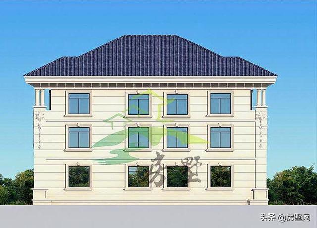 農(nóng)村三層歐式別墅設(shè)計圖，滿屏的華貴氣息，適合所有人的戶型，建造的效果比效果圖還要漂亮。