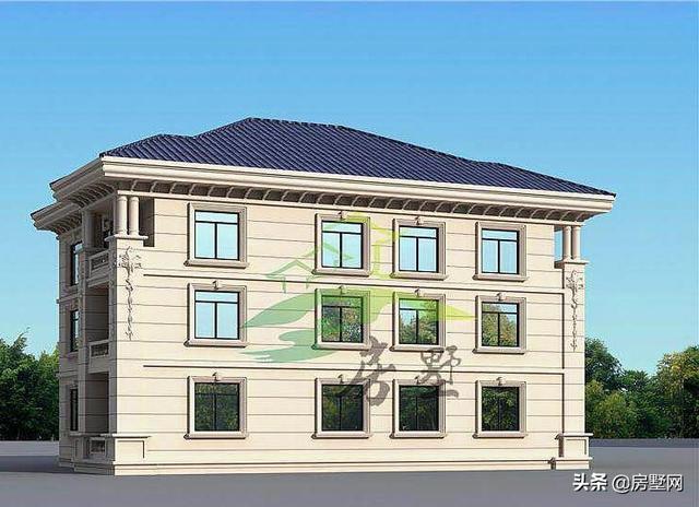 農(nóng)村三層歐式別墅設(shè)計圖，滿屏的華貴氣息，適合所有人的戶型，建造的效果比效果圖還要漂亮。