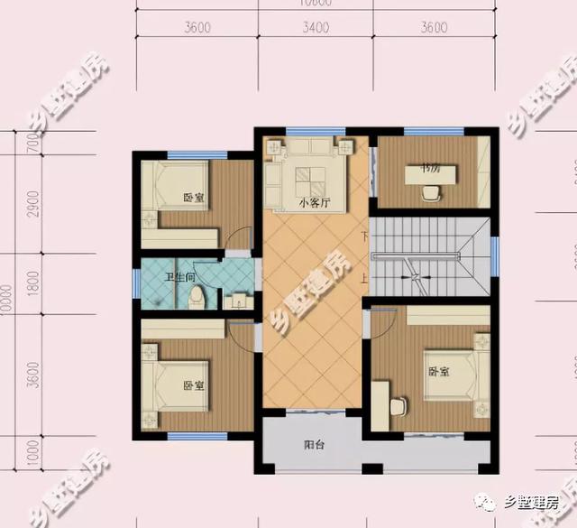 三層別墅，大氣婉約，精致絕美，露臺(tái)層層疊加，越看越喜歡。