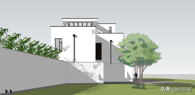 二層現(xiàn)代風(fēng)格別墅，既舒適實(shí)用又簡潔耐看，全村第一棟，引領(lǐng)別墅新潮流！