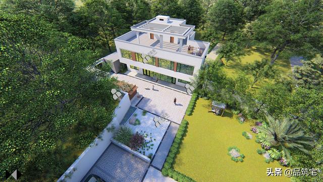 二層現(xiàn)代風(fēng)格別墅，既舒適實(shí)用又簡潔耐看，全村第一棟，引領(lǐng)別墅新潮流！