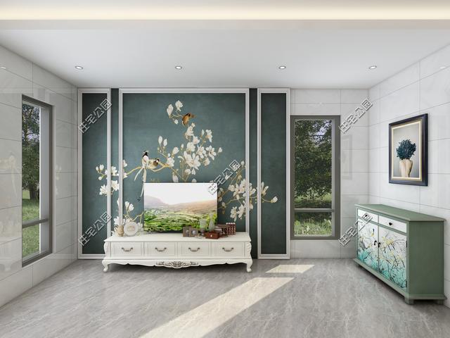 占地面積134平的三層別墅自建房，設(shè)計(jì)了6間臥室，足以滿足家人生活。