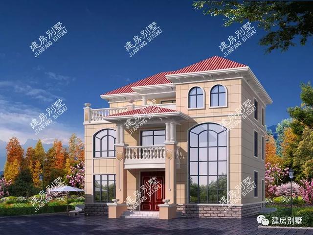 面寬比較接近的兩款農(nóng)村自建房，但是外觀和布局不同，建上一棟沒有人不羨慕的。