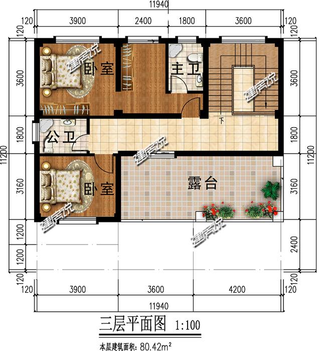 占地110平的三層小別墅設(shè)計(jì)圖，符合大眾需求的好戶型！