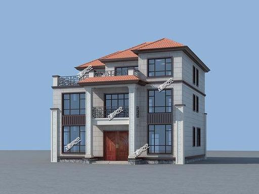 在農(nóng)村建一棟美美的三層新中式別墅設計圖，一定是一道亮麗的風景線！