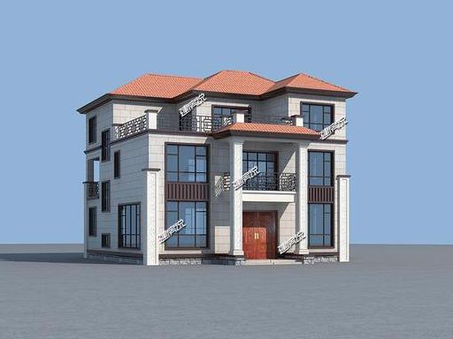 在農(nóng)村建一棟美美的三層新中式別墅設計圖，一定是一道亮麗的風景線！